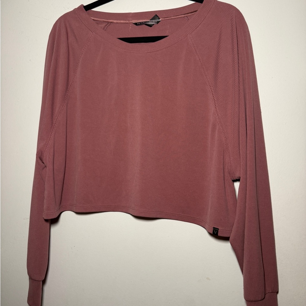 Victoria's Secret Dusty Rose Crop Top